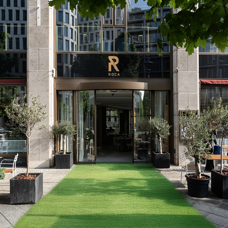 ROCA Restaurant Eingang